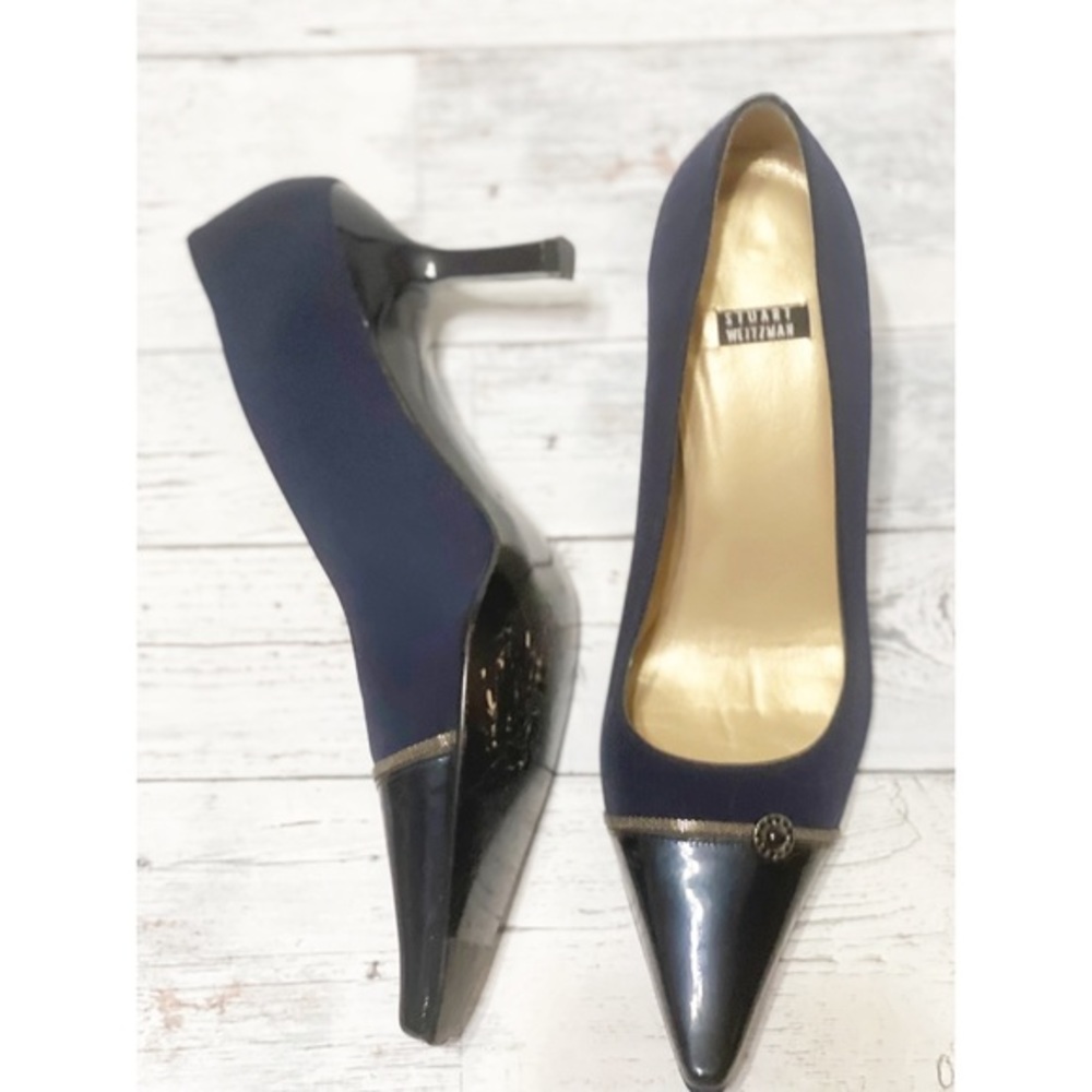 Stuart Weitzman Navy Pumps Heels Shoes